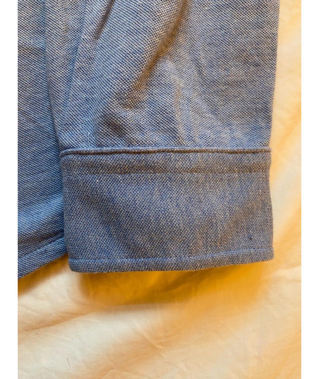 POLO RALPH LAUREN Голубая хлопковая кэжуал рубашка, фото 4