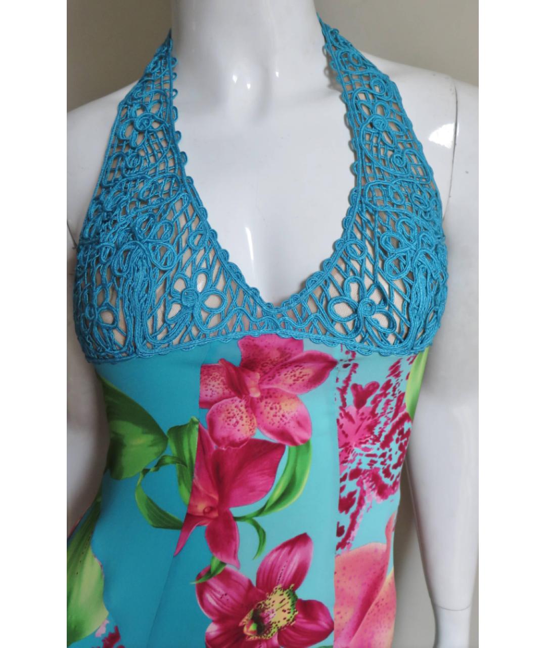 VERSACE Шелковое коктейльное платье, фото 4