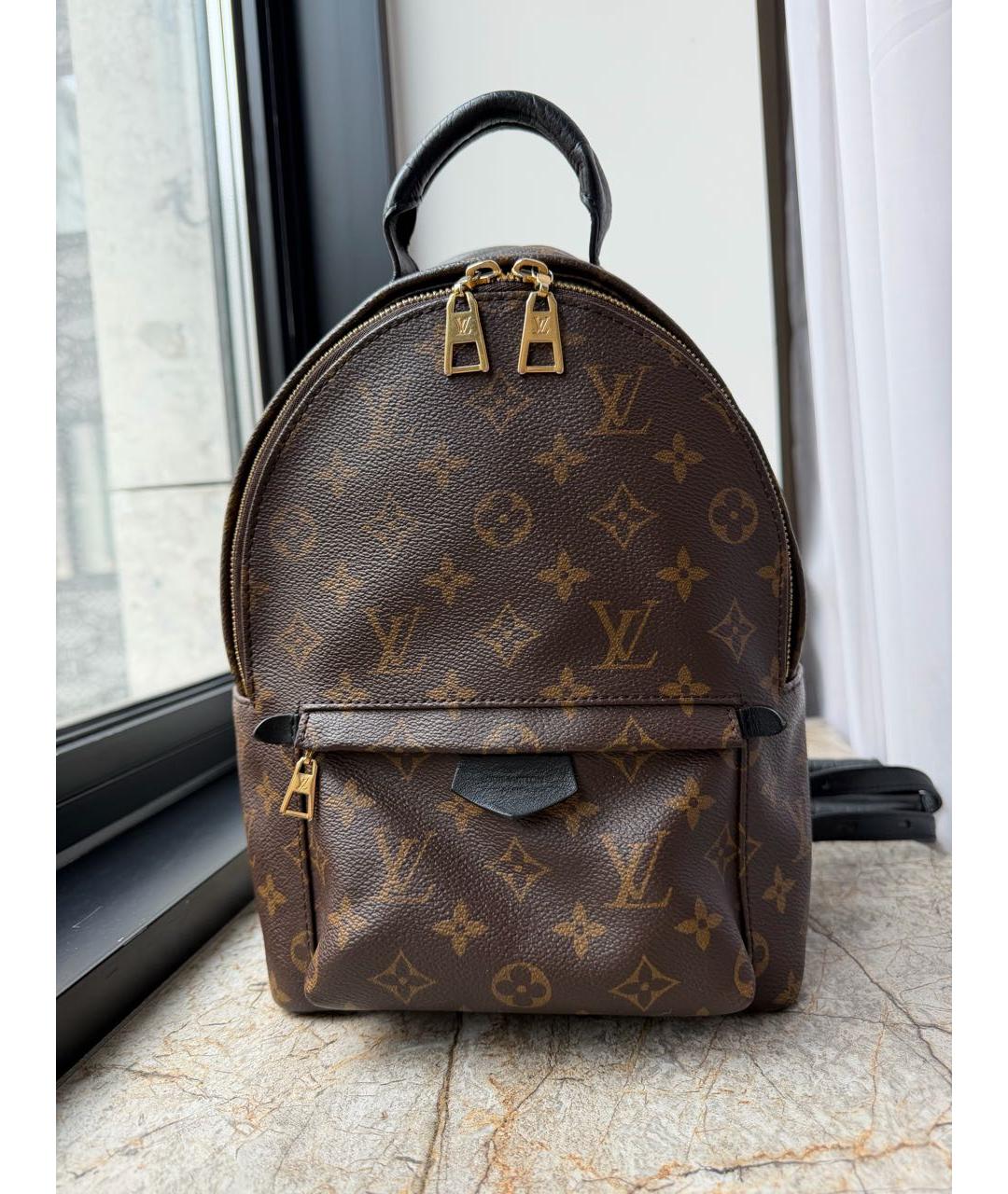 LOUIS VUITTON Коричневый рюкзак, фото 8