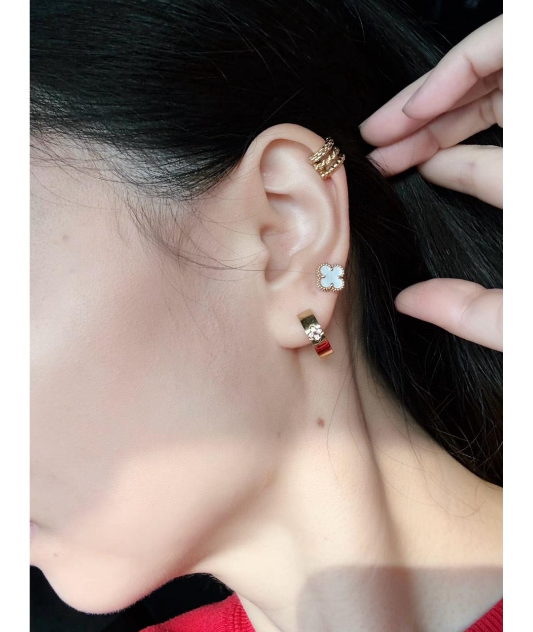 VAN CLEEF & ARPELS Серебряные серьги из белого золота, фото 8