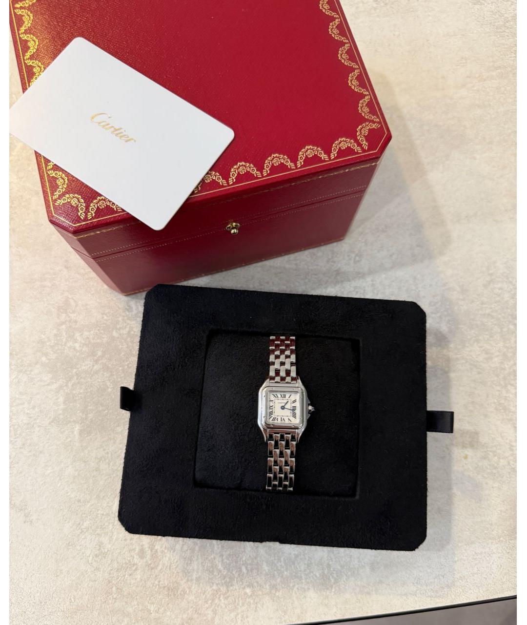 CARTIER Серебряные часы, фото 4