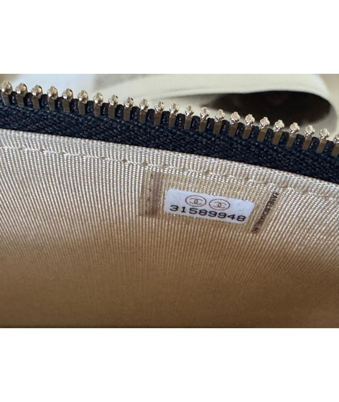 CHANEL Черная кожаная сумка через плечо, фото 8