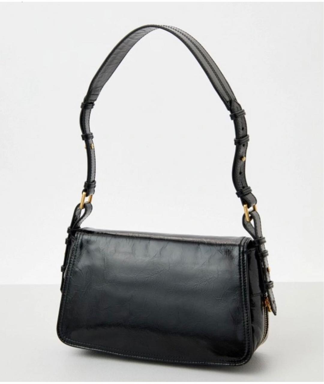 ZADIG & VOLTAIRE Черная кожаная сумка через плечо, фото 2