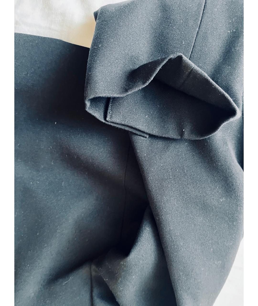 SAINT LAURENT Темно-синий шерстяной жакет/пиджак, фото 5