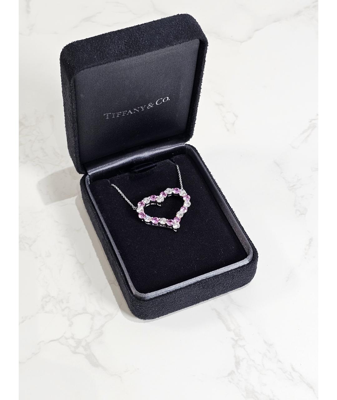 TIFFANY&CO Серебряное платиновое колье, фото 2