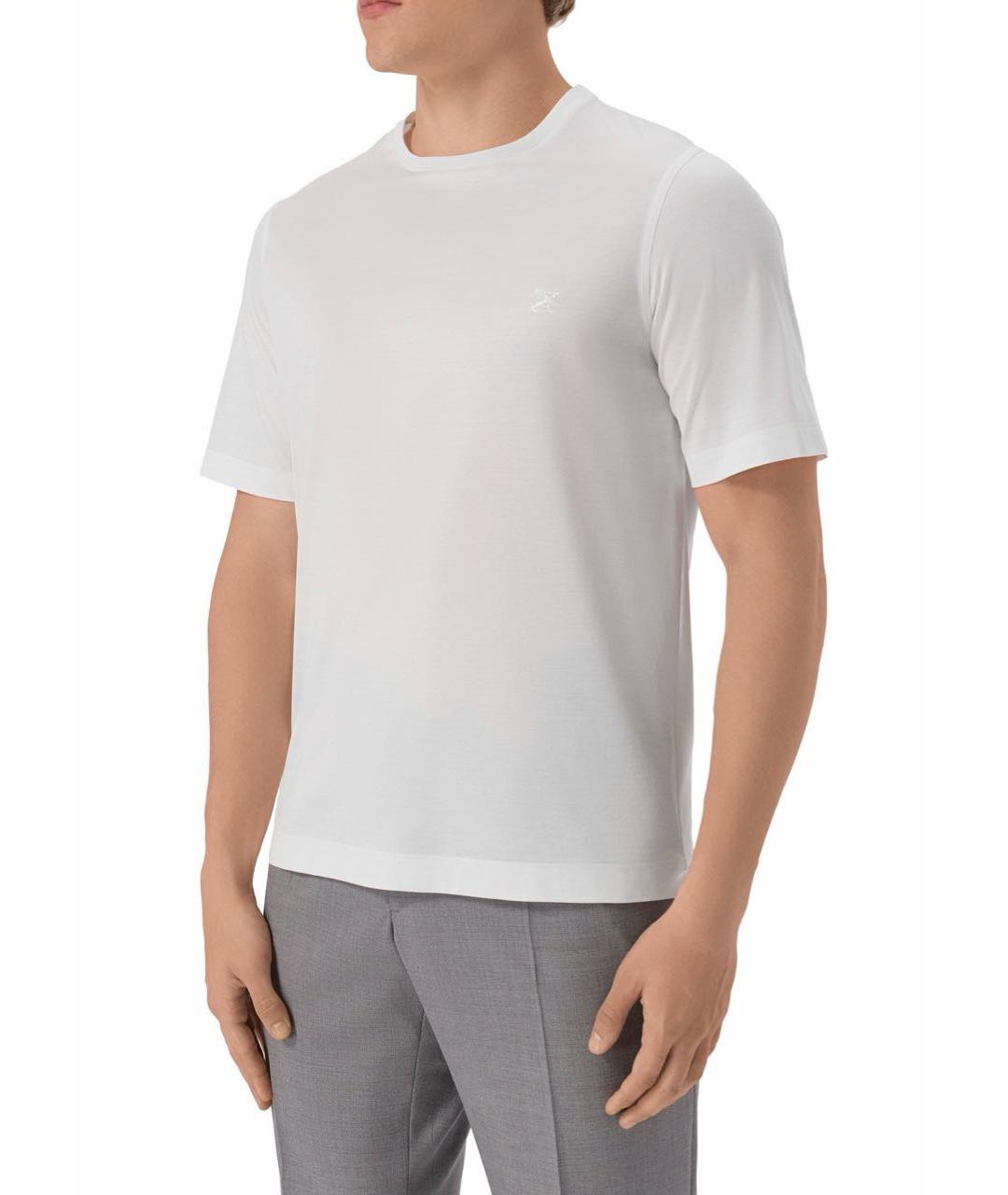 ZILLI Белая хлопковая футболка, фото 2