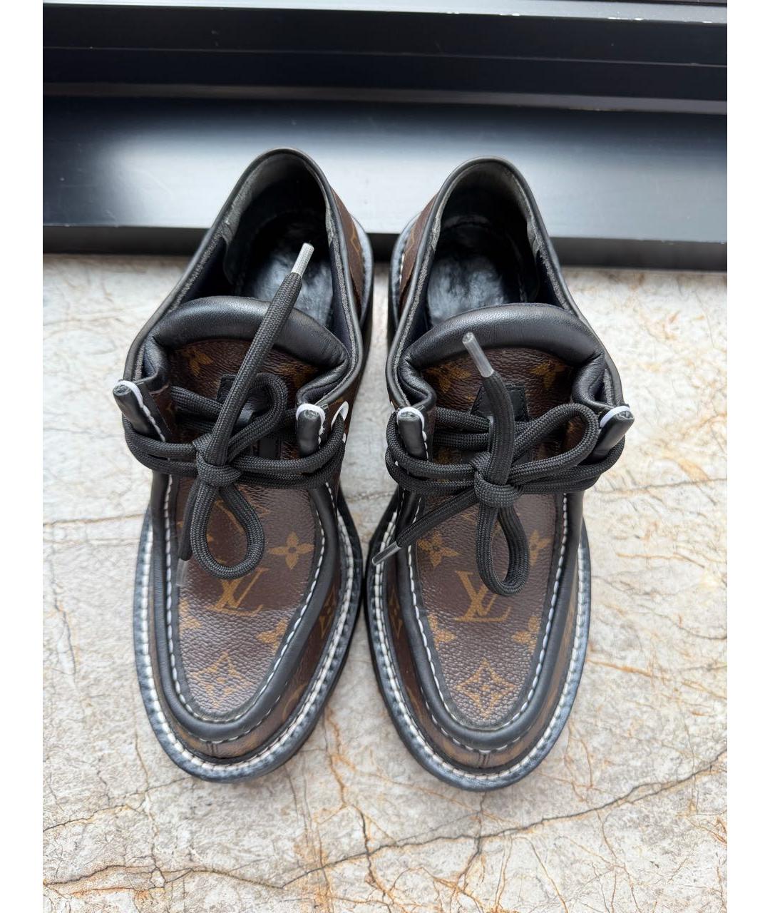 LOUIS VUITTON Коричневые брогги и оксфорды, фото 3