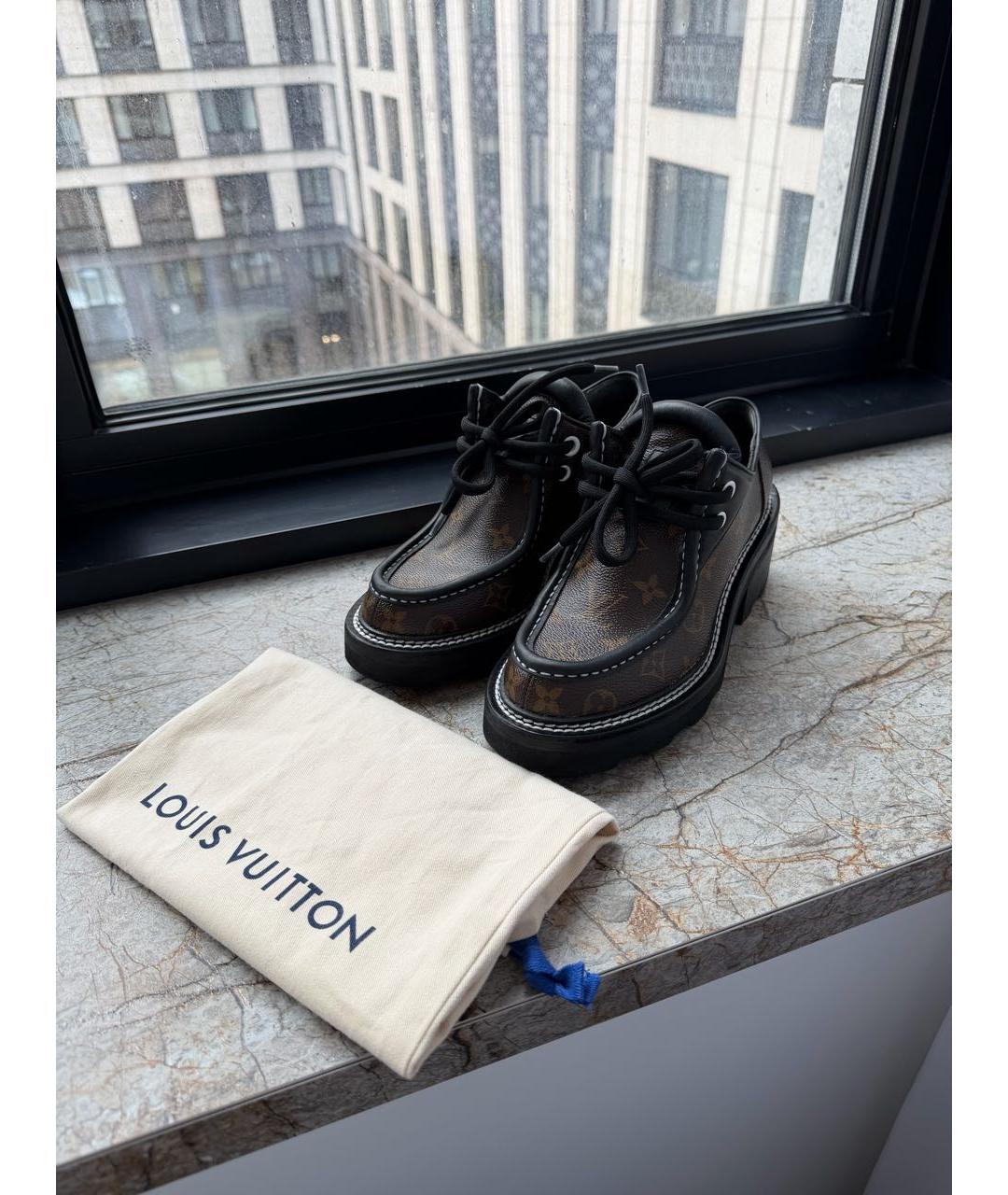 LOUIS VUITTON Коричневые брогги и оксфорды, фото 7