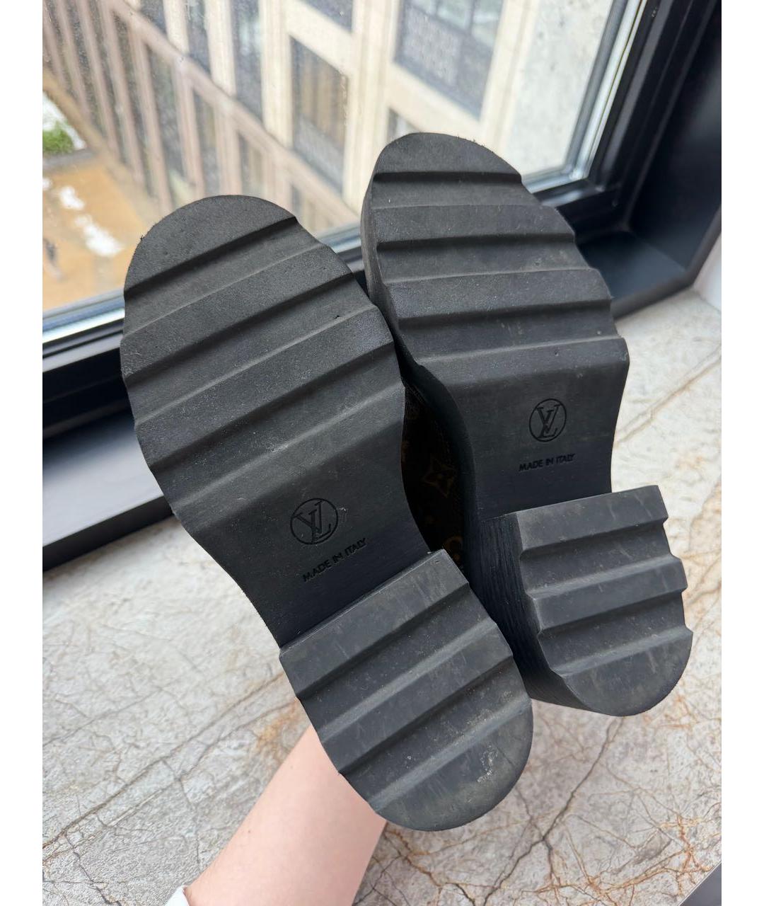 LOUIS VUITTON Коричневые брогги и оксфорды, фото 6