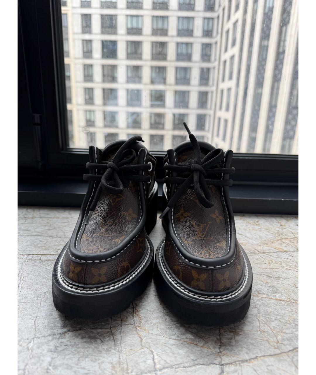 LOUIS VUITTON Коричневые брогги и оксфорды, фото 2