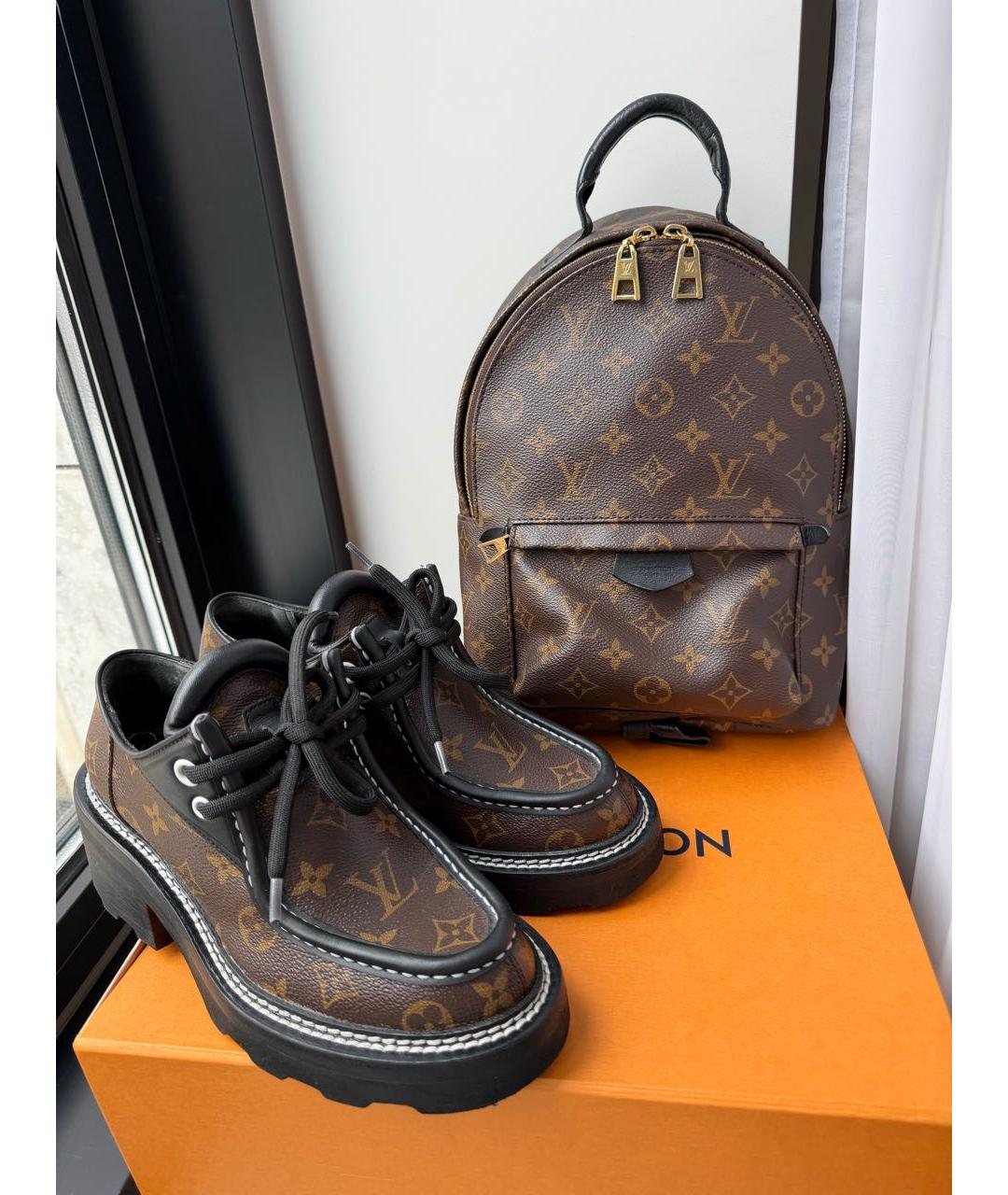 LOUIS VUITTON Коричневые брогги и оксфорды, фото 8