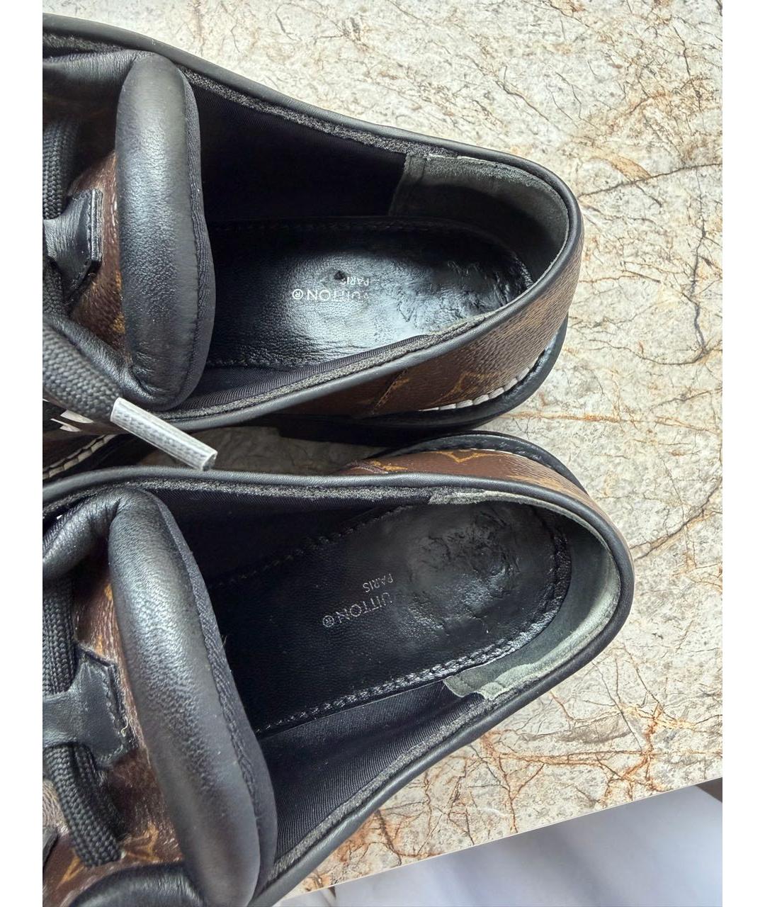 LOUIS VUITTON Коричневые брогги и оксфорды, фото 5