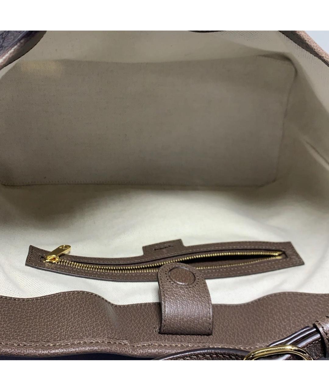 GUCCI Коричневая сумка тоут, фото 7