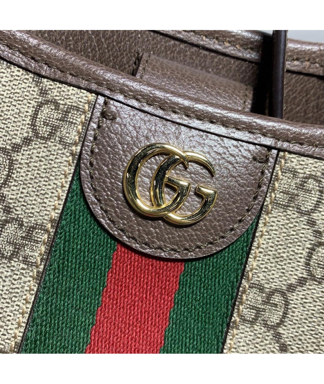 GUCCI Коричневая сумка тоут, фото 8