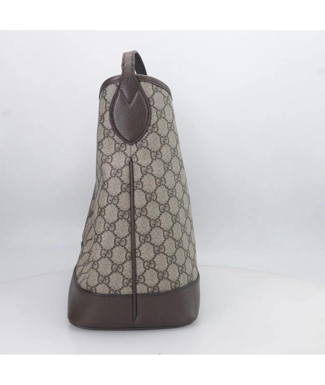 GUCCI Коричневая сумка тоут, фото 2