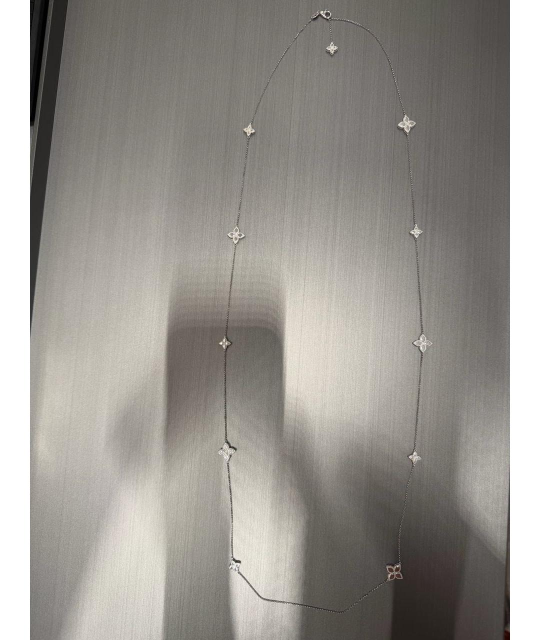 ROBERTO COIN Белое колье из белого золота, фото 5