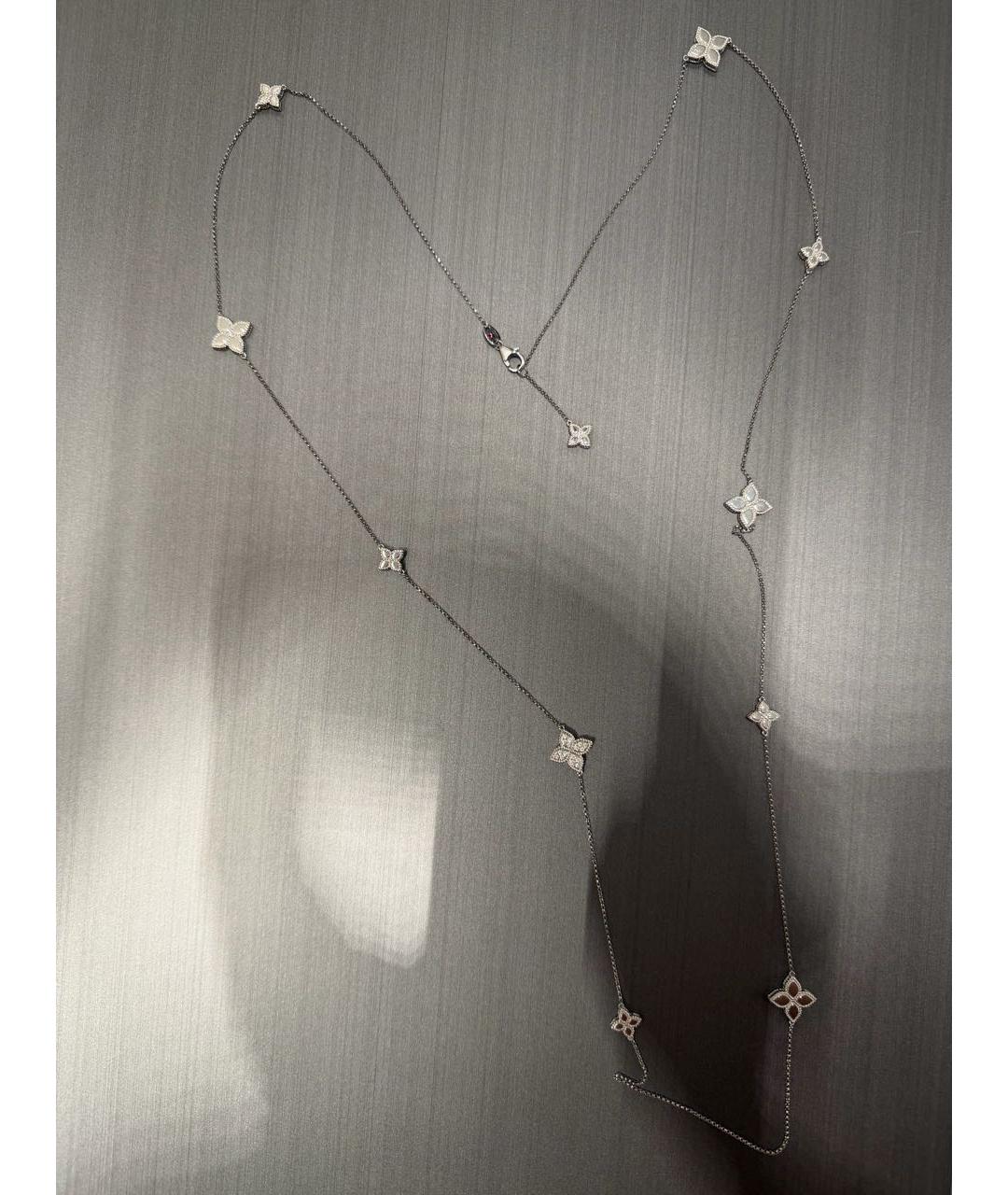 ROBERTO COIN Белое колье из белого золота, фото 4