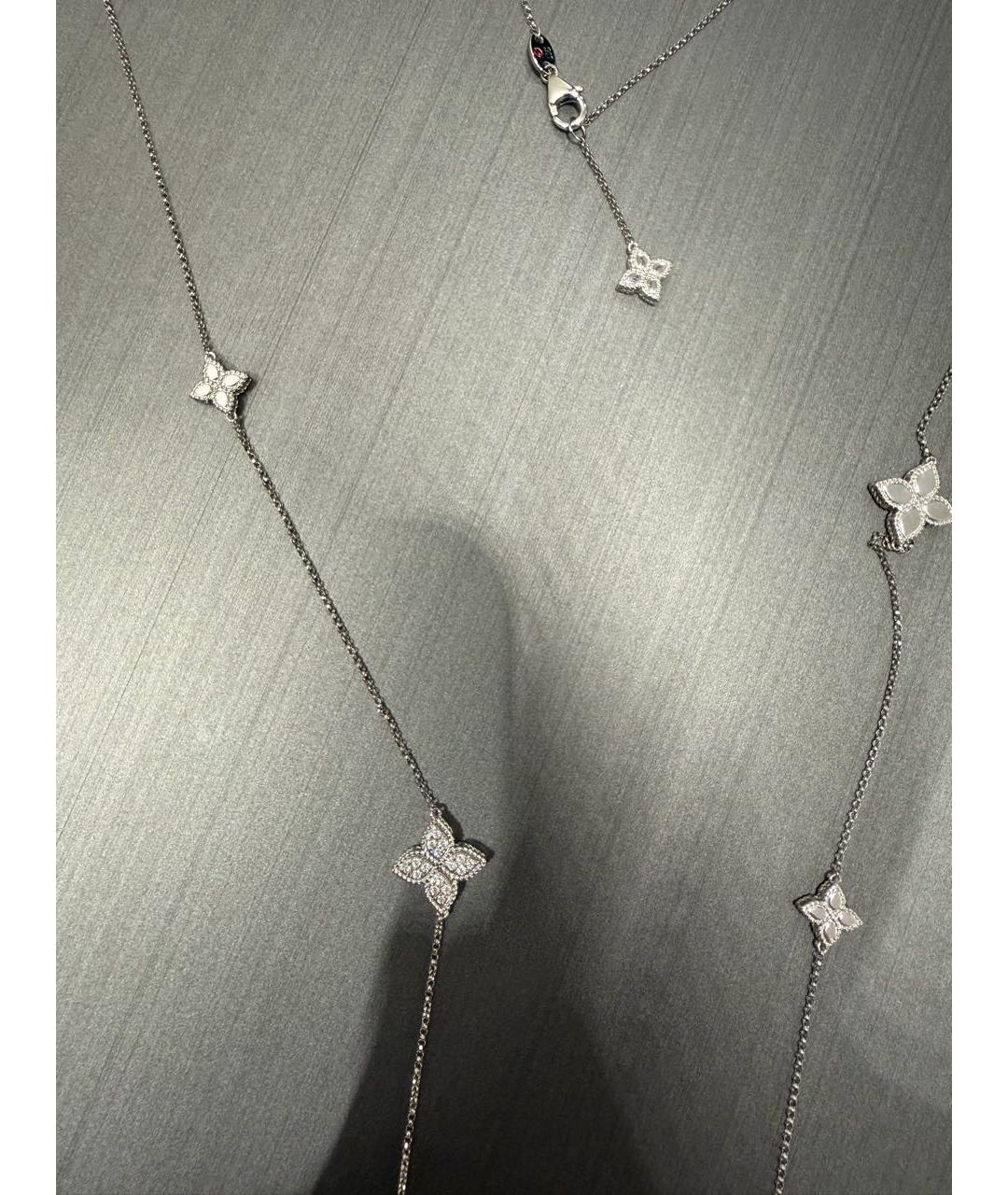 ROBERTO COIN Белое колье из белого золота, фото 3