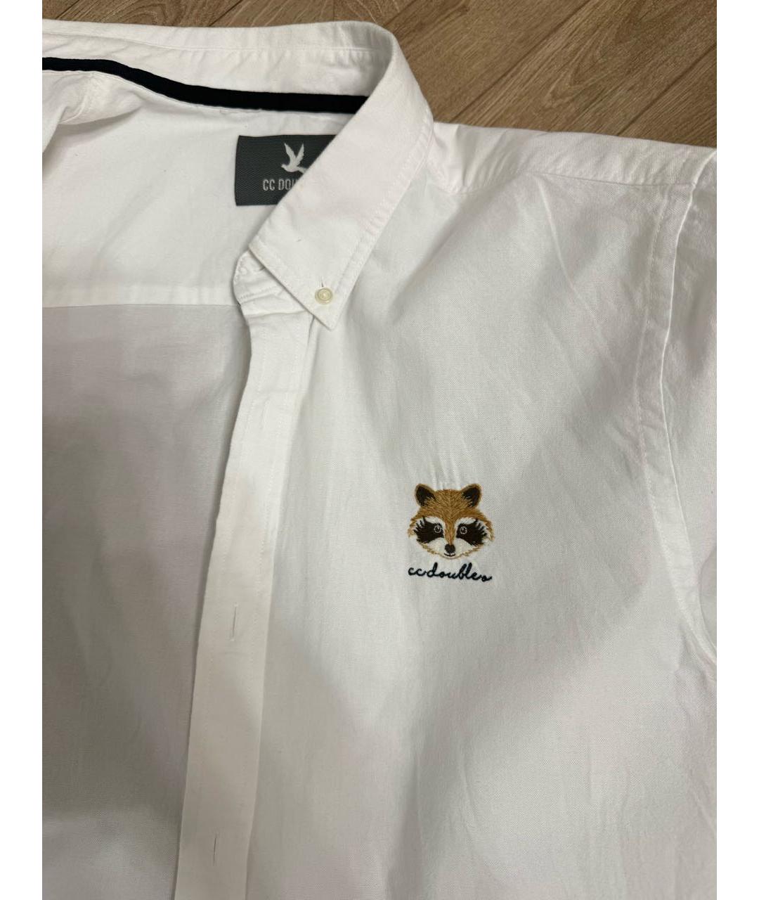 DOUBLET Белая хлопковая кэжуал рубашка, фото 4