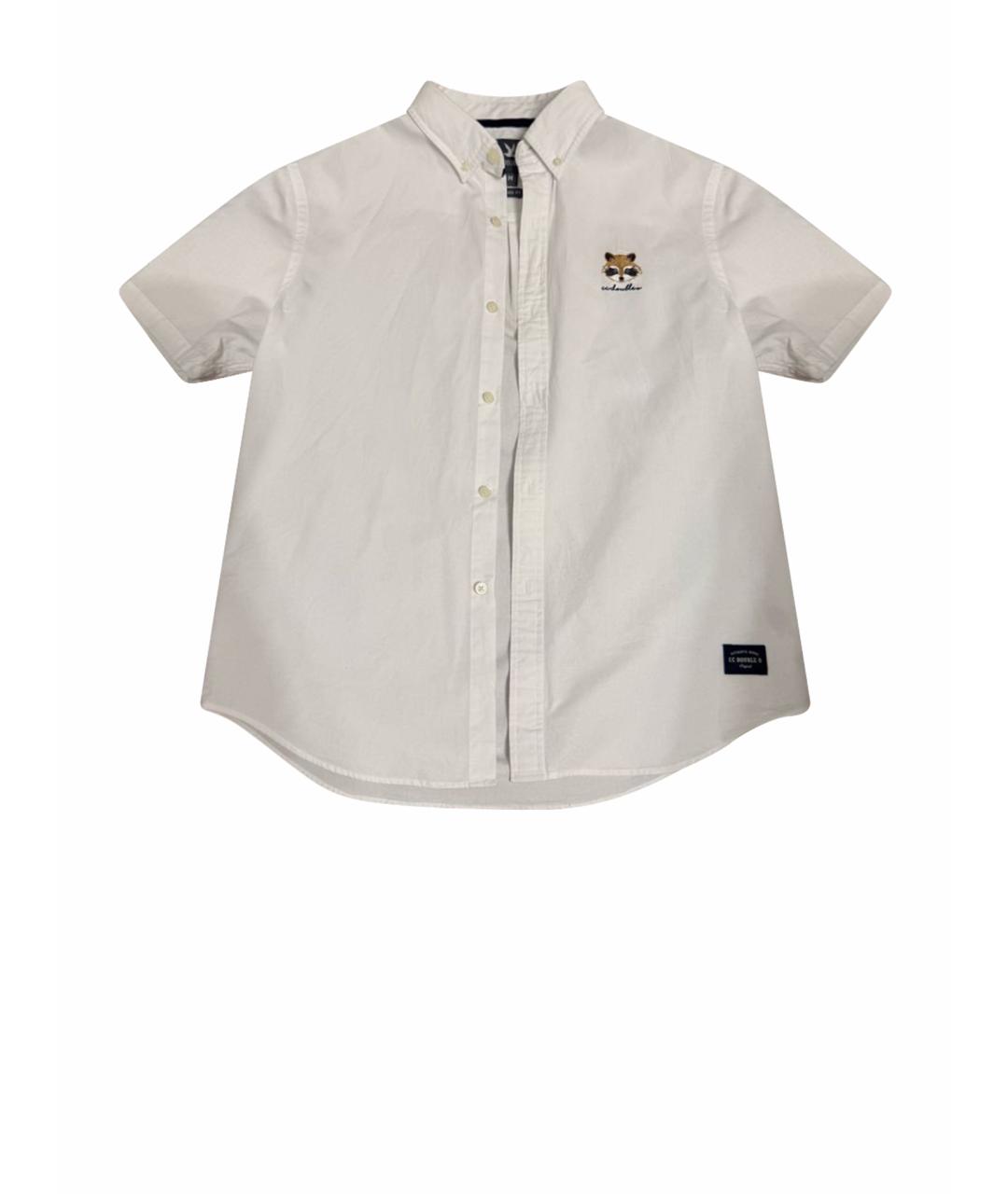 DOUBLET Белая хлопковая кэжуал рубашка, фото 1