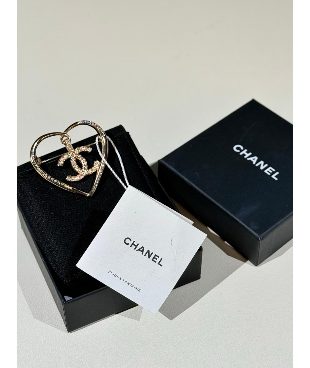 CHANEL Золотая булавка / брошь, фото 2