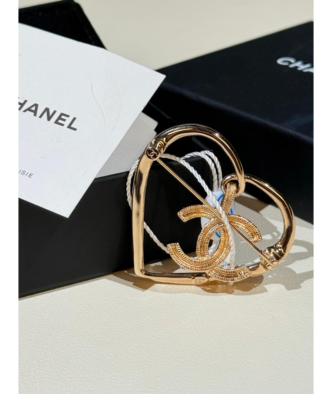 CHANEL Золотая булавка / брошь, фото 3