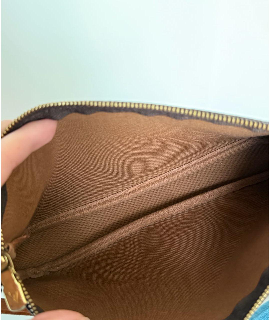 LOUIS VUITTON Коричневая сумка с короткими ручками, фото 4