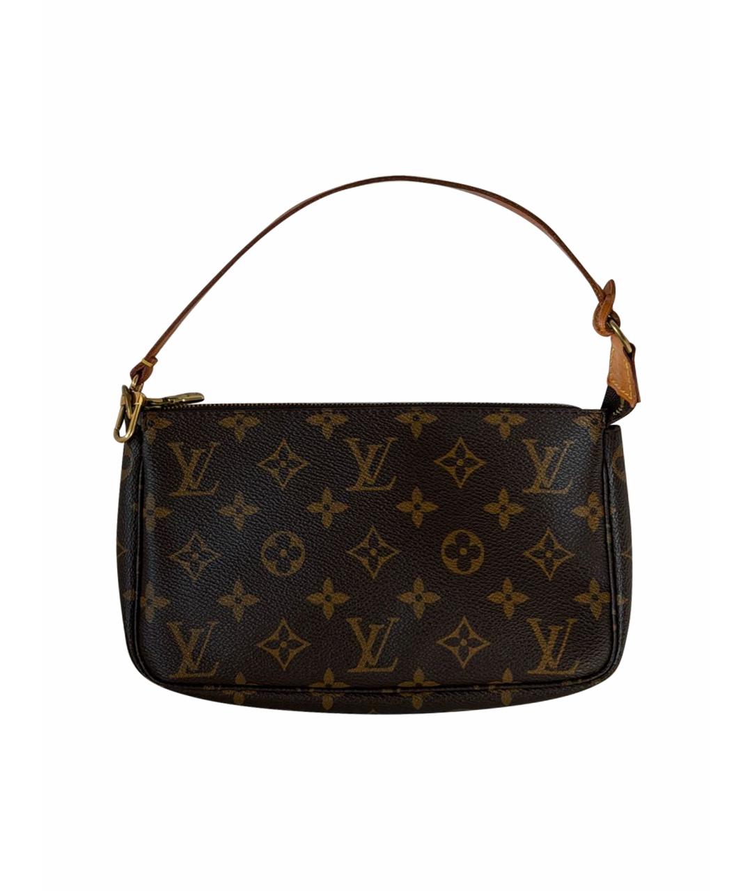 LOUIS VUITTON Коричневая сумка с короткими ручками, фото 9