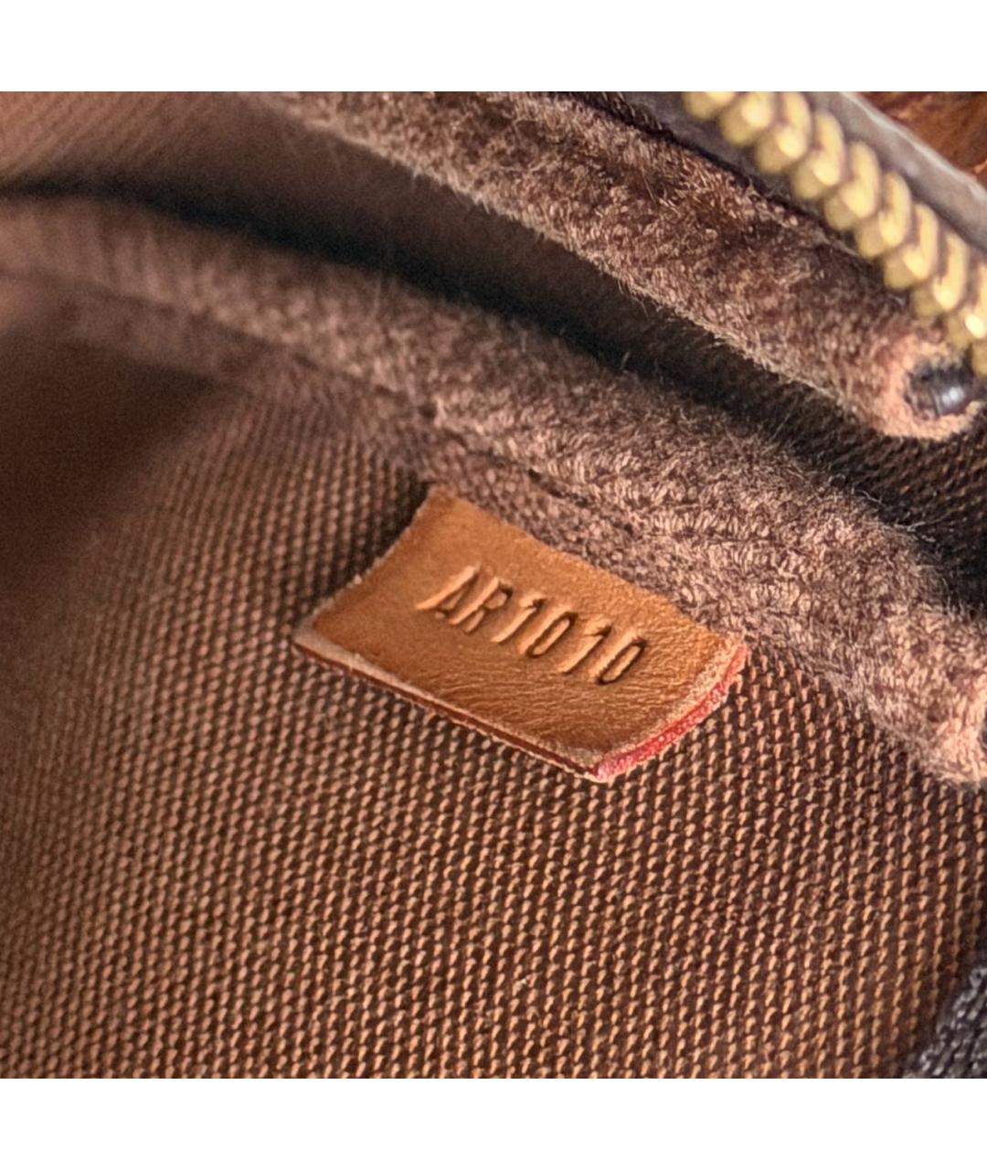 LOUIS VUITTON Коричневая сумка с короткими ручками, фото 5