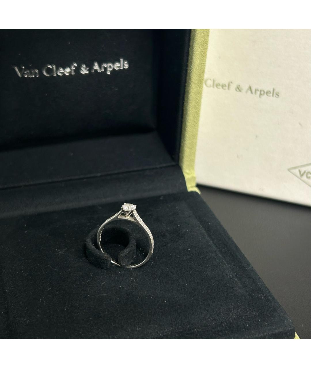 VAN CLEEF & ARPELS Серебряное платиновое кольцо, фото 7