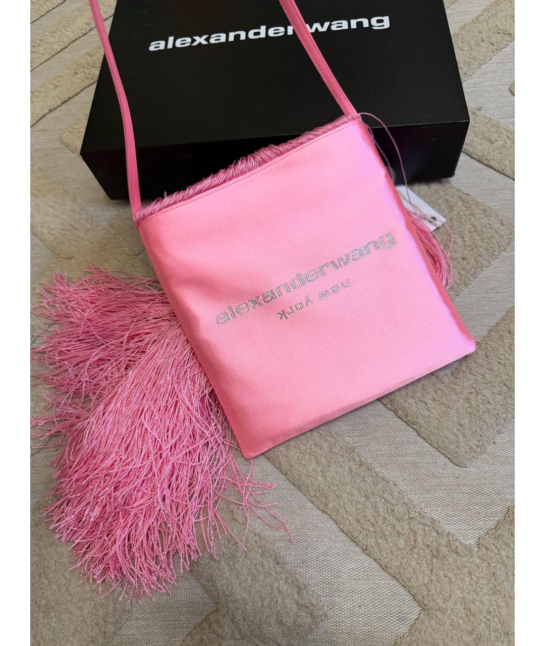 ALEXANDER WANG Розовая сумка через плечо, фото 9