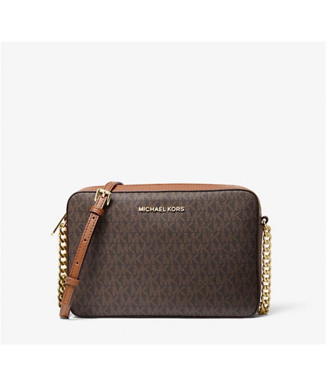 MICHAEL KORS Коричневая сумка через плечо, фото 7