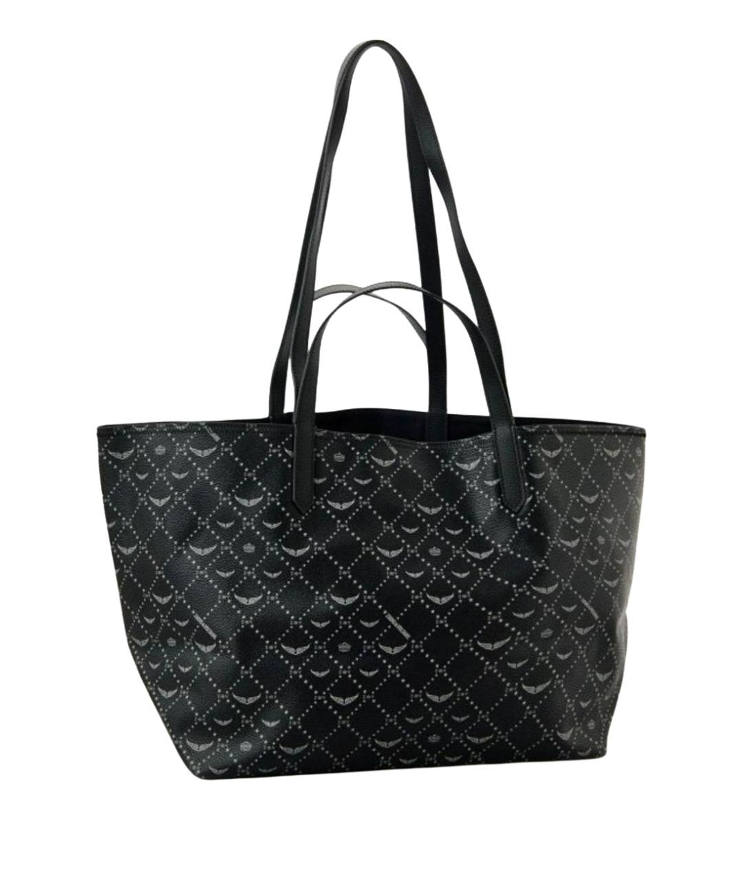 ZADIG & VOLTAIRE Черная сумка тоут из искусственной кожи, фото 1