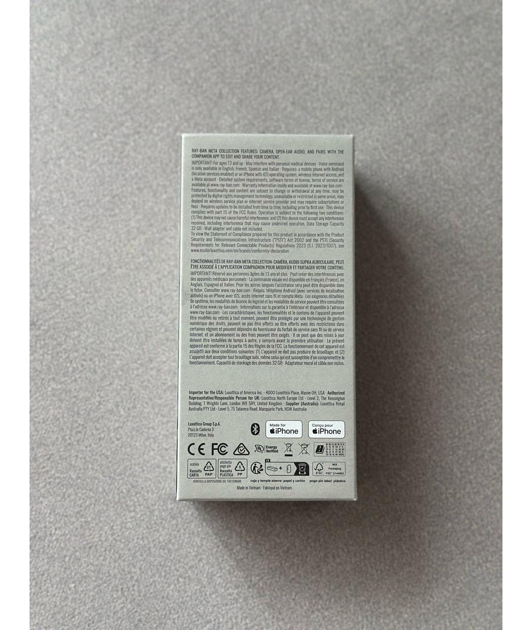 RAY BAN Черные пластиковые солнцезащитные очки, фото 4