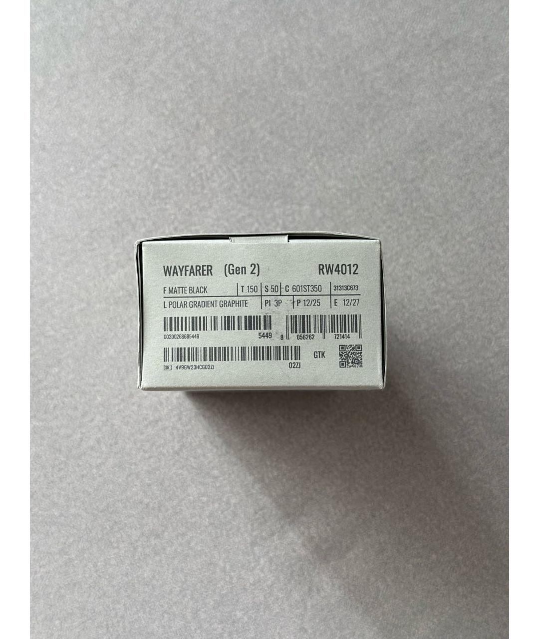 RAY BAN Черные пластиковые солнцезащитные очки, фото 5