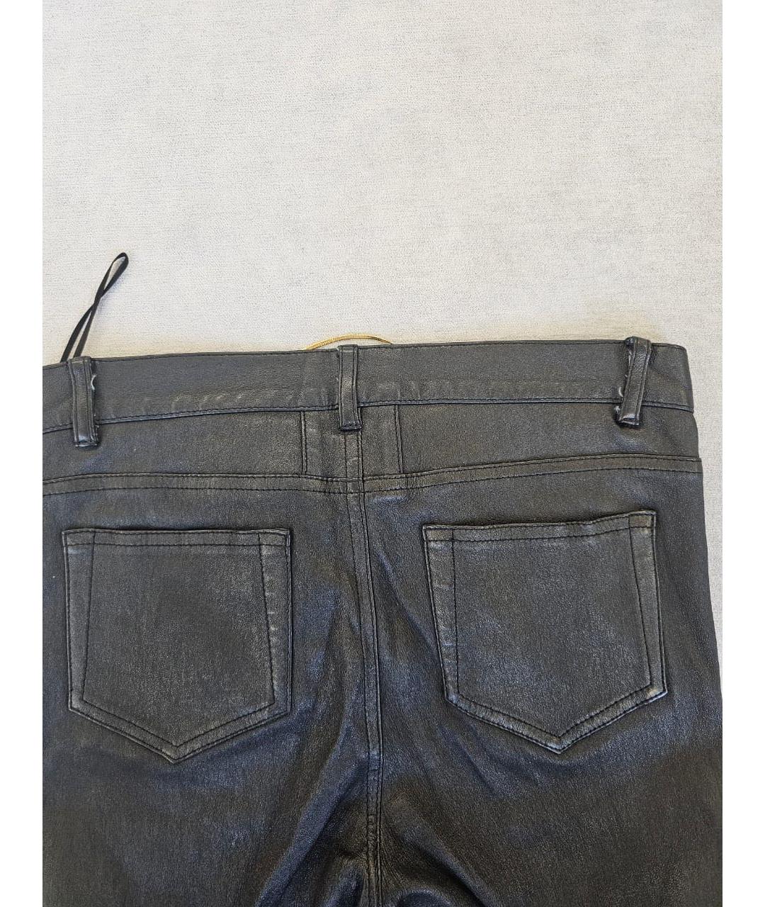 SAINT LAURENT Черные брюки узкие, фото 3