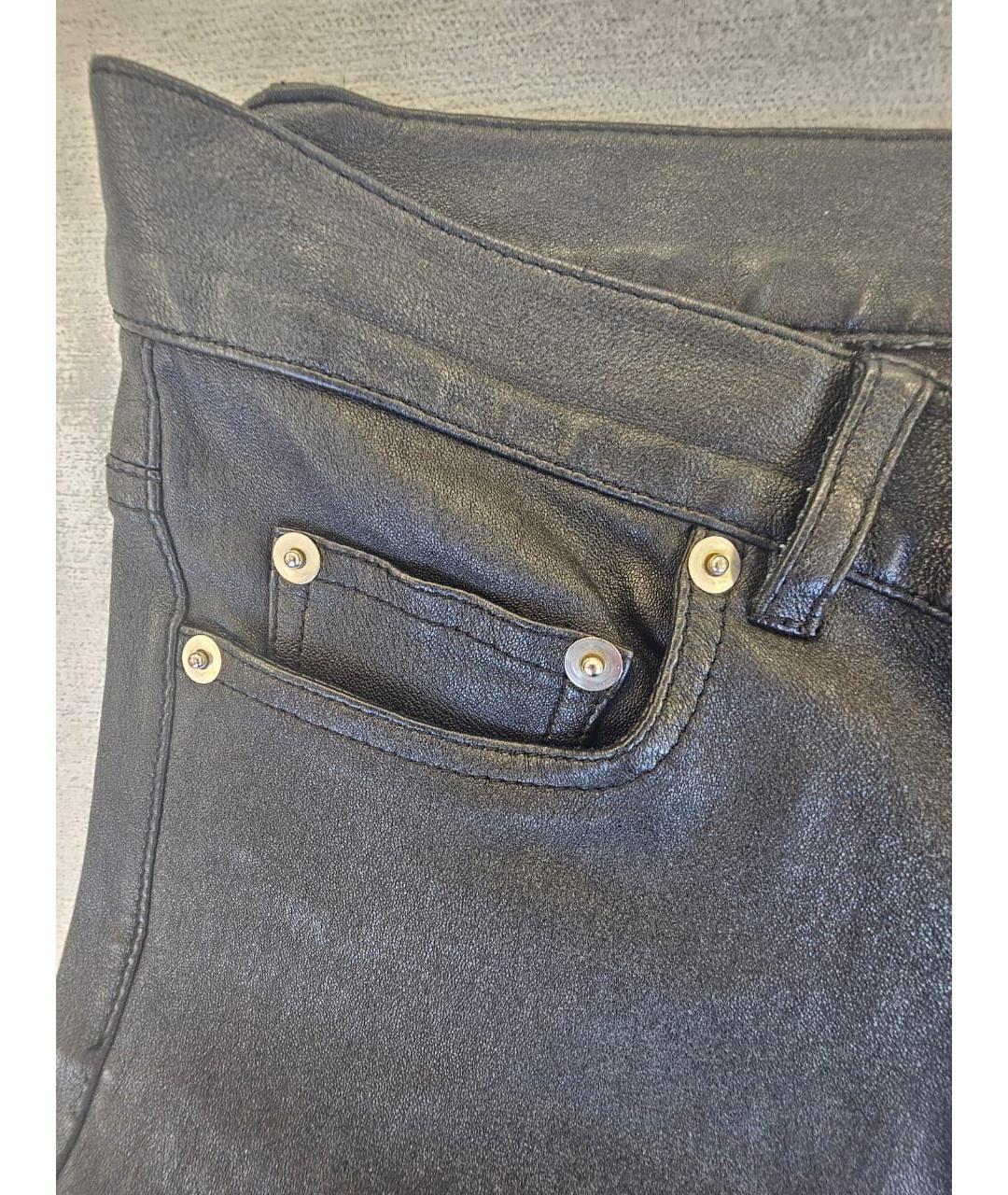 SAINT LAURENT Черные брюки узкие, фото 6