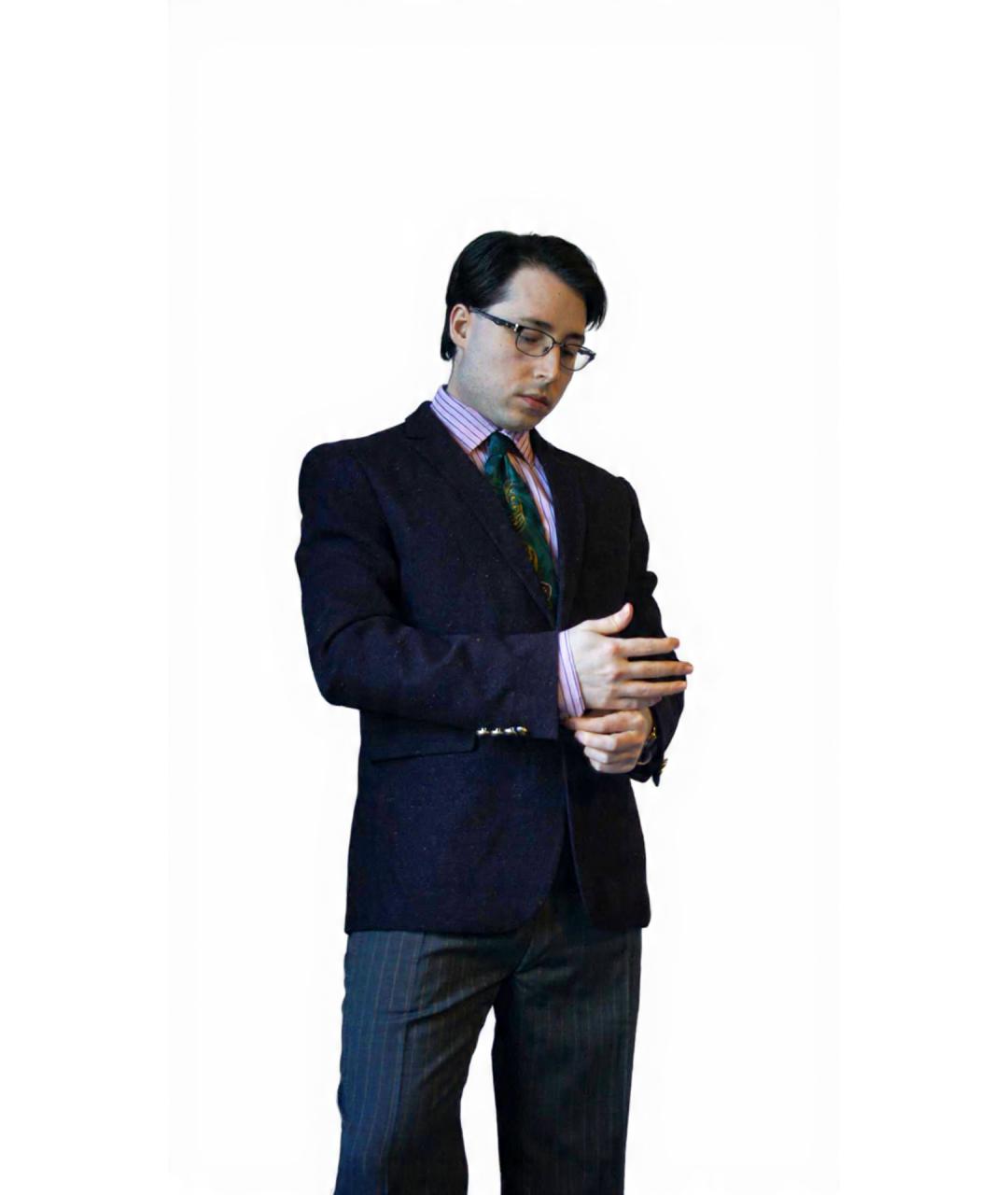 ERMENEGILDO ZEGNA XXX Бордовый шерстяной пиджак, фото 2