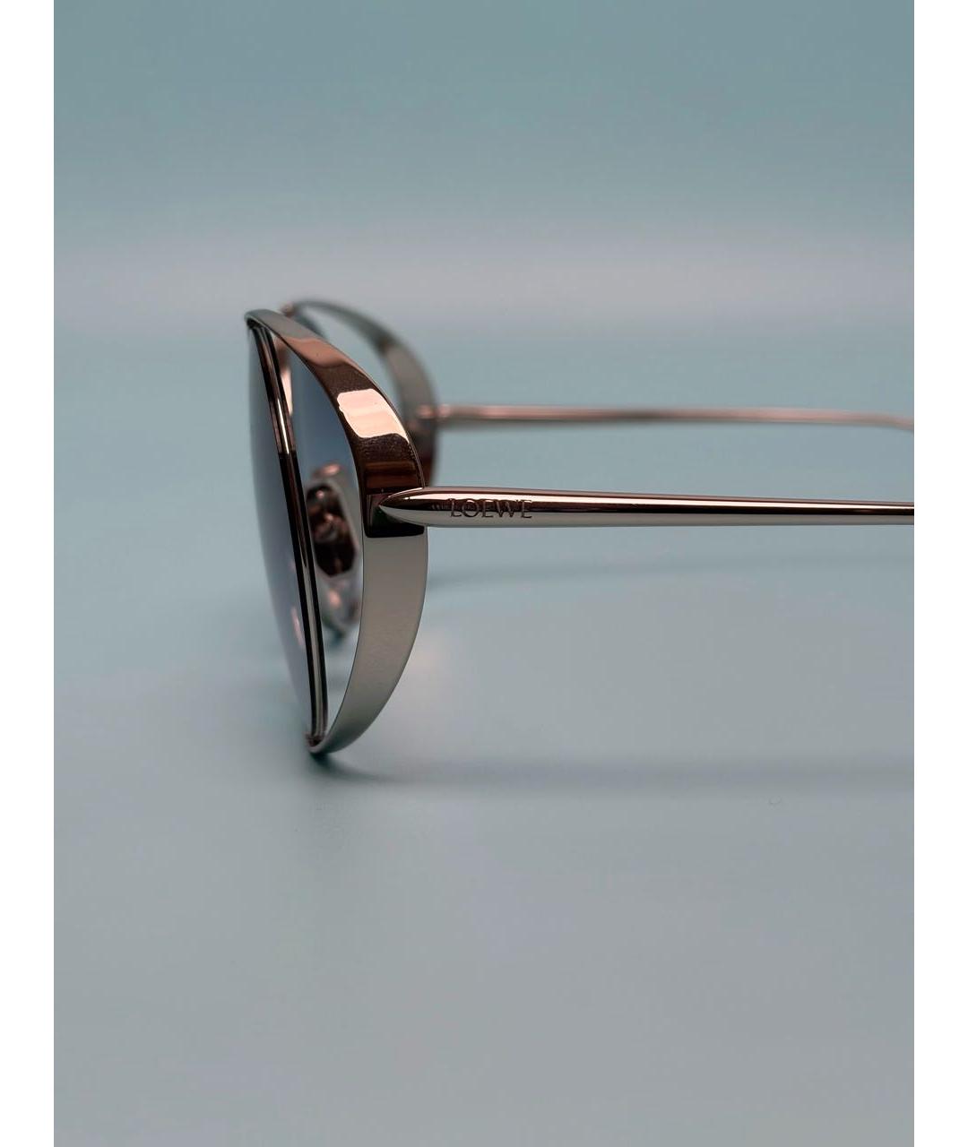 LOEWE Синие металлические солнцезащитные очки, фото 4