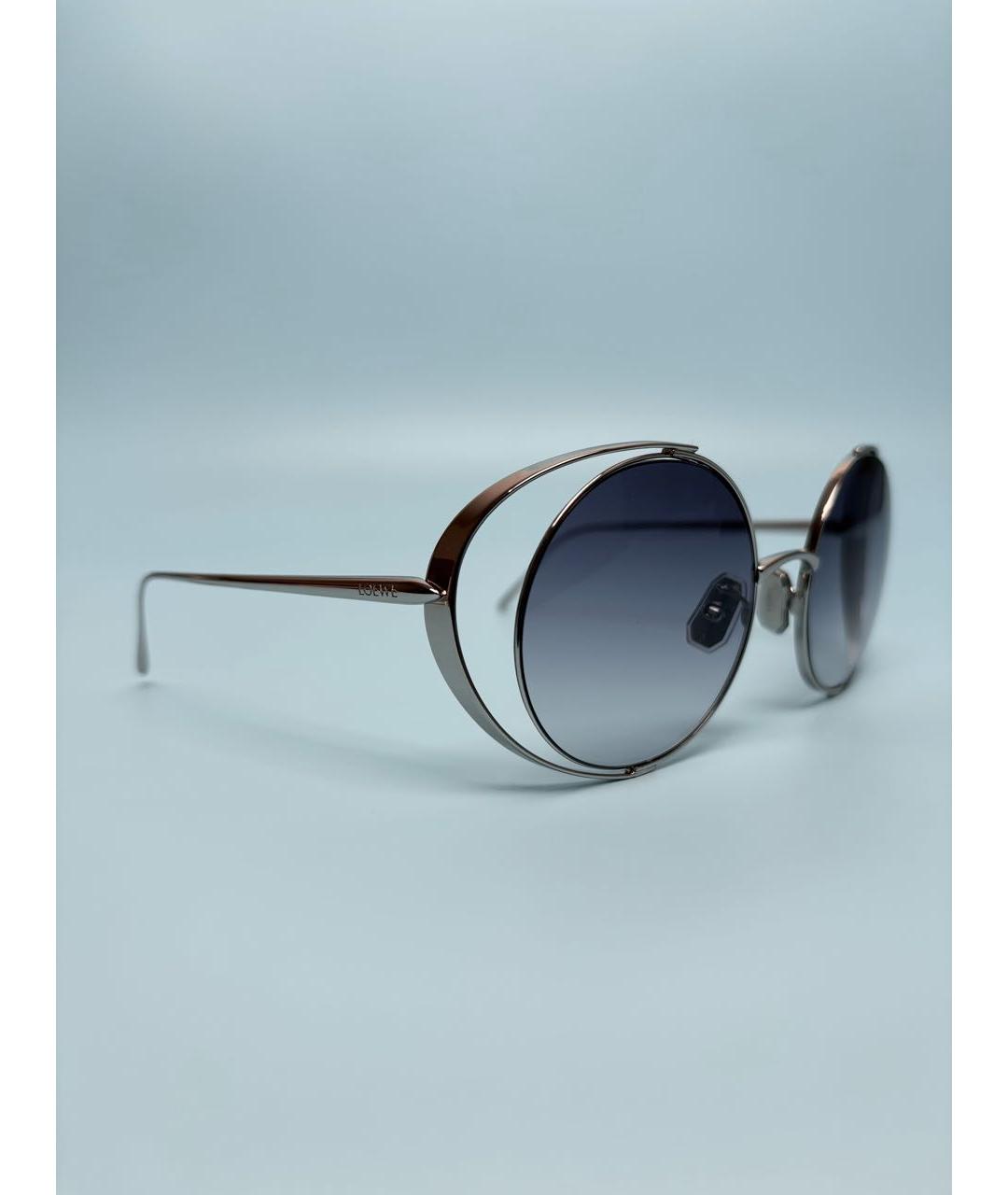 LOEWE Синие металлические солнцезащитные очки, фото 2
