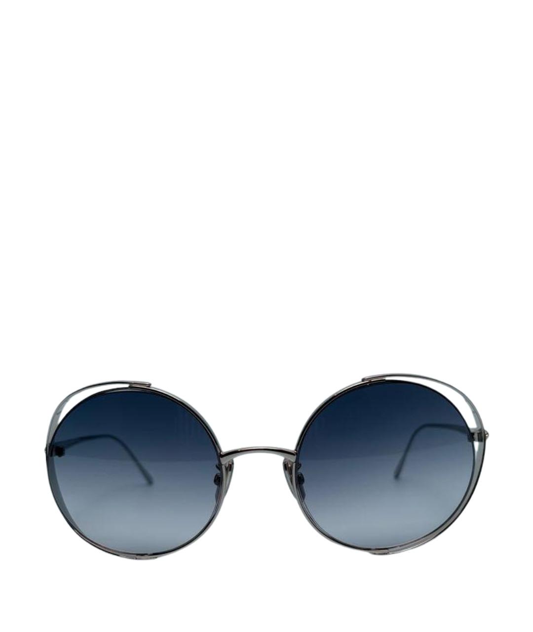 LOEWE Синие металлические солнцезащитные очки, фото 1