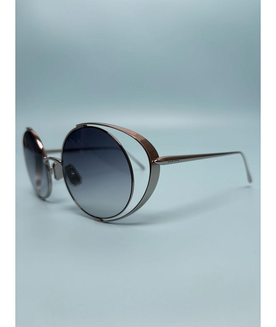 LOEWE Синие металлические солнцезащитные очки, фото 6