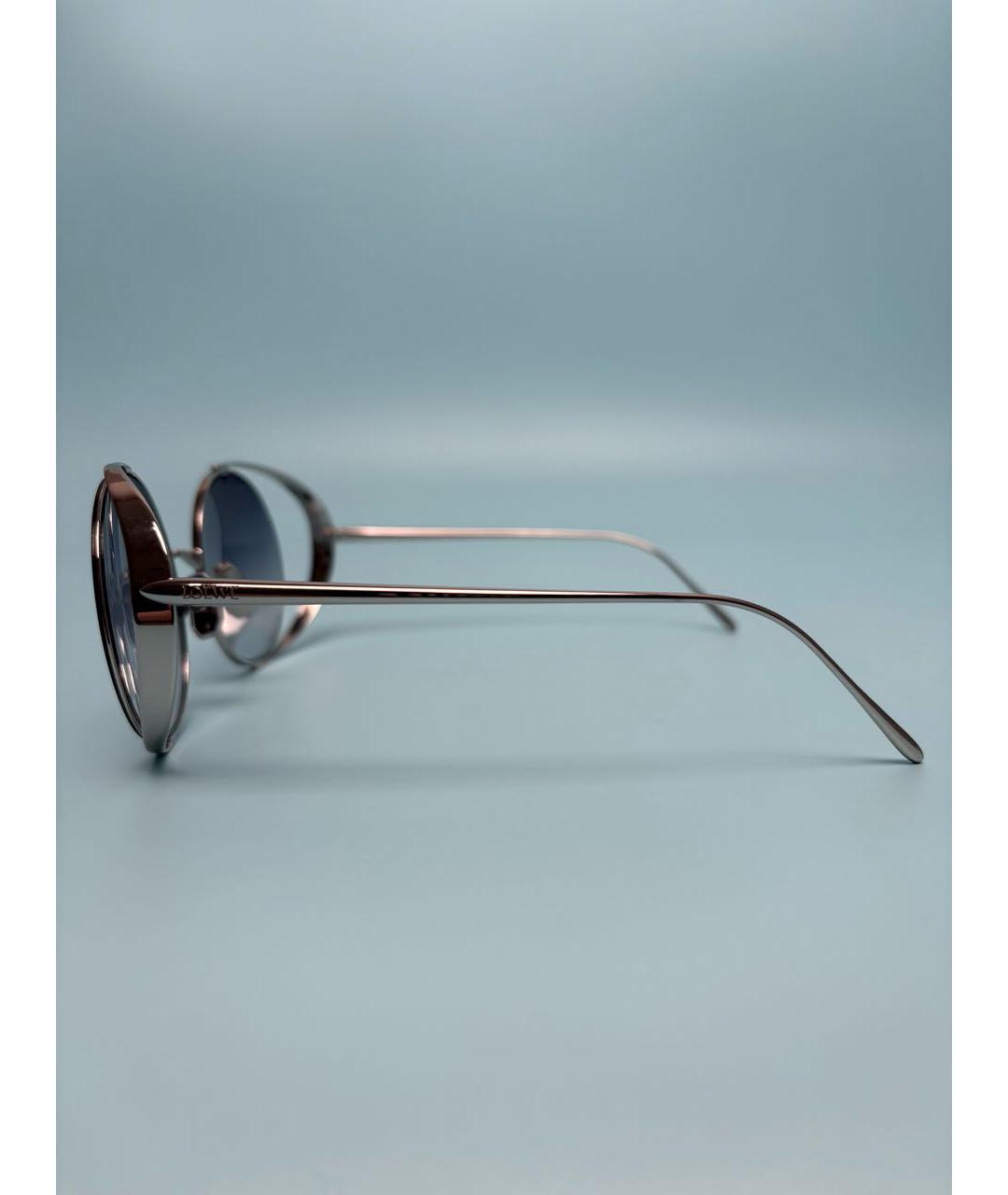 LOEWE Синие металлические солнцезащитные очки, фото 7