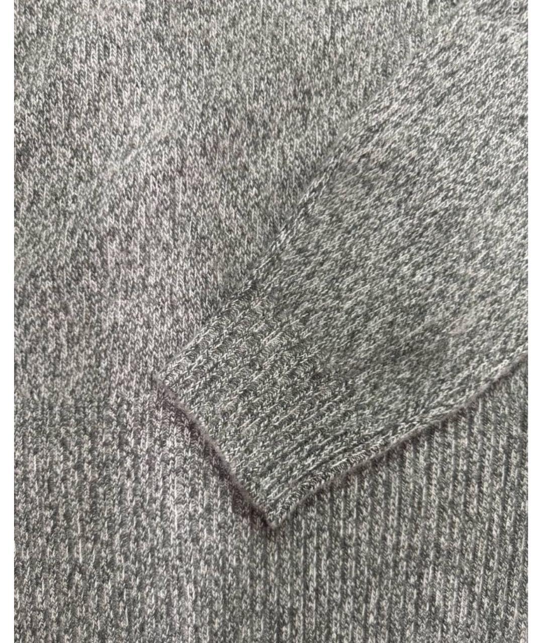 MAX MARA Серый шерстяной джемпер / свитер, фото 5