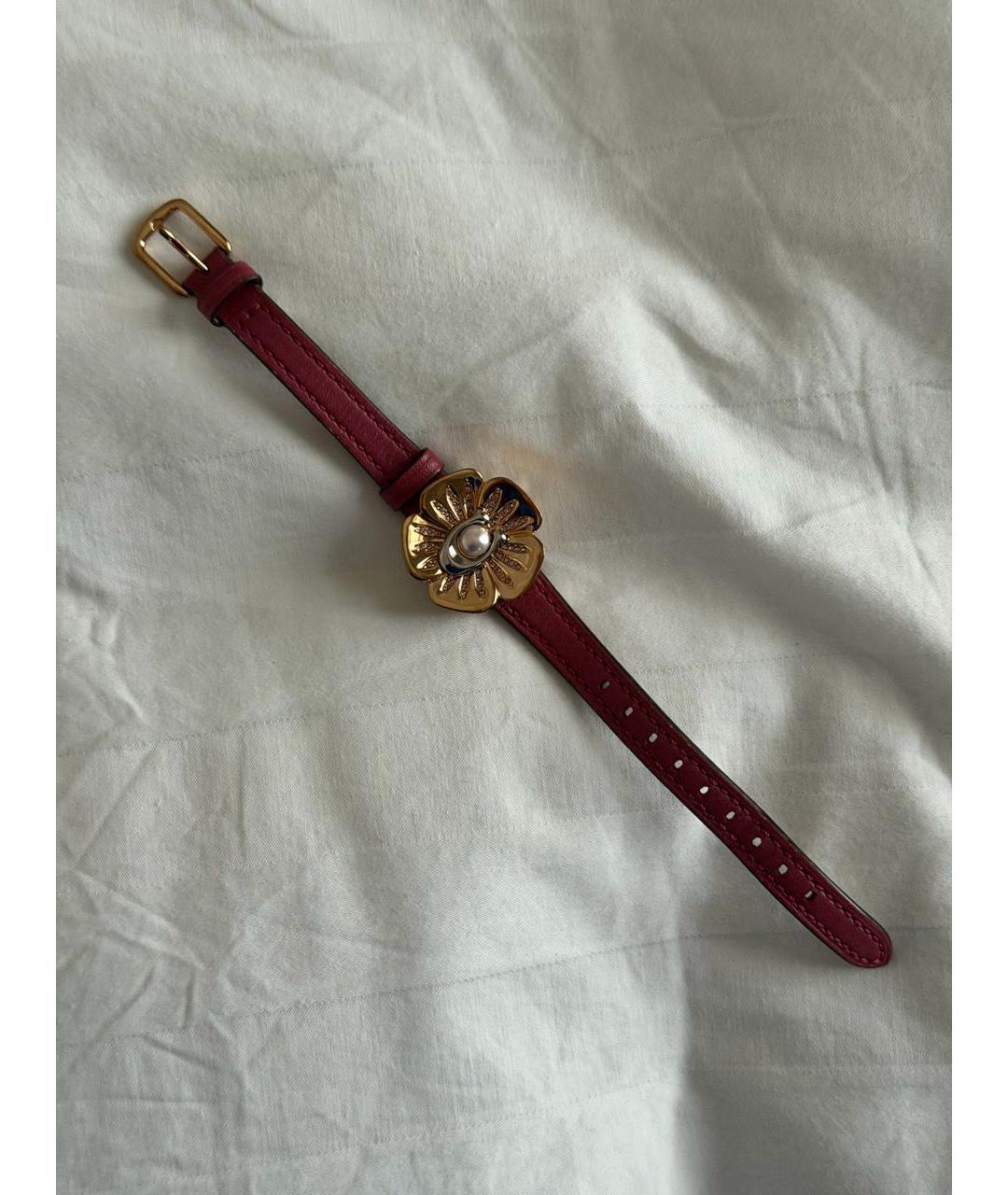 COACH Коралловые металлические часы, фото 2