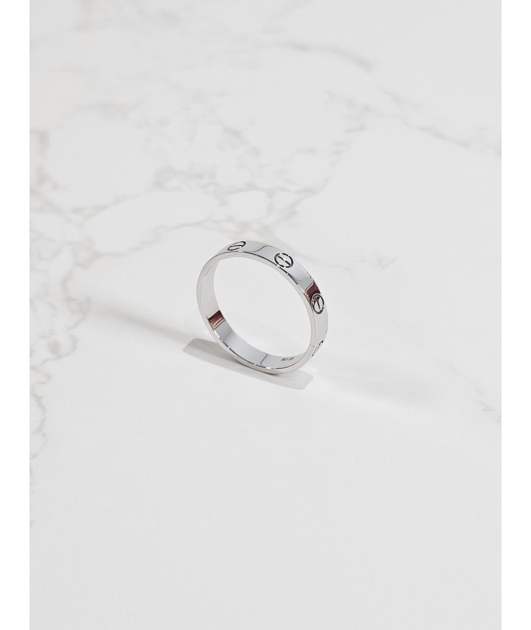 CARTIER Серебряное кольцо из белого золота, фото 3