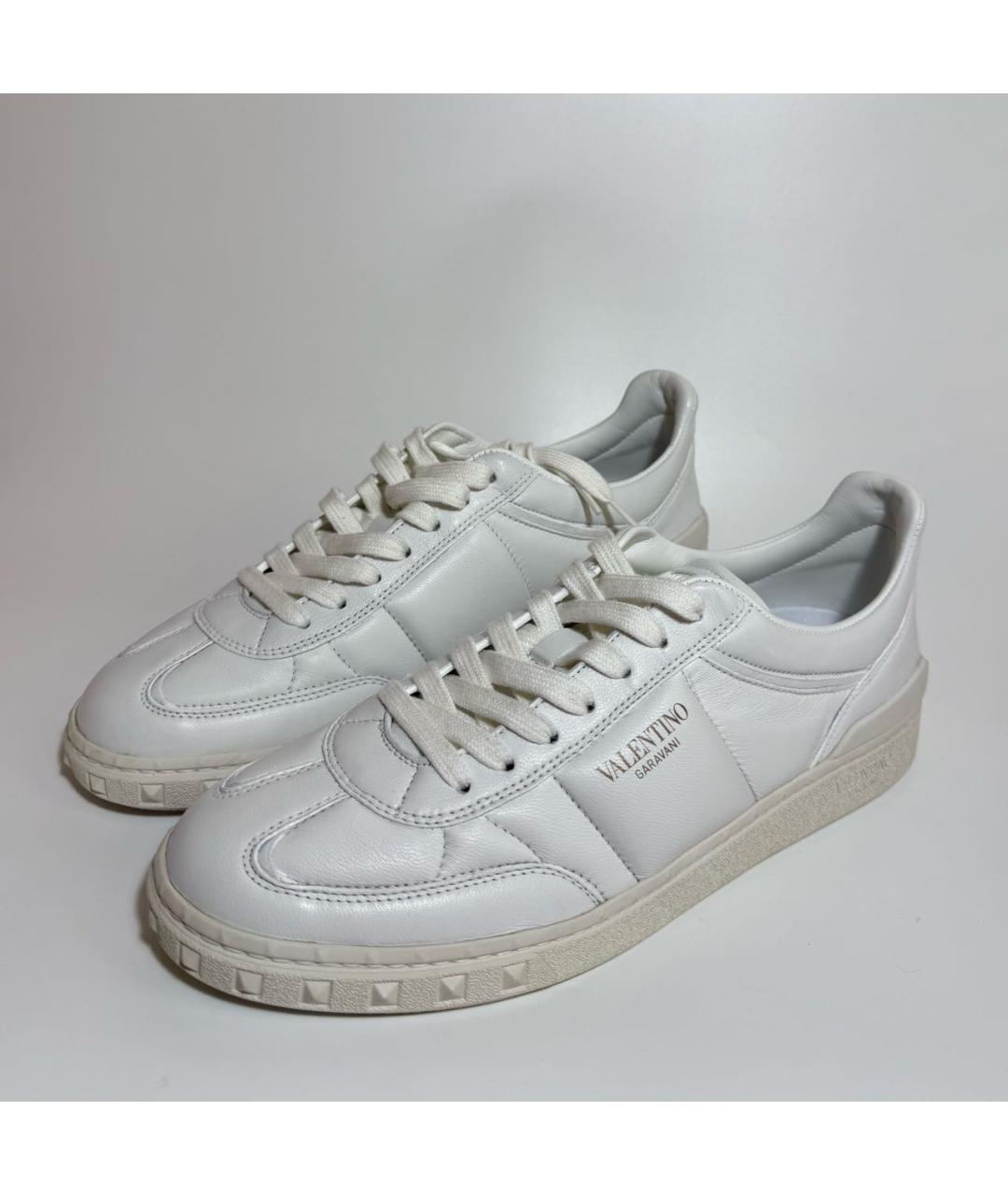 VALENTINO Белые кожаные кеды, фото 2