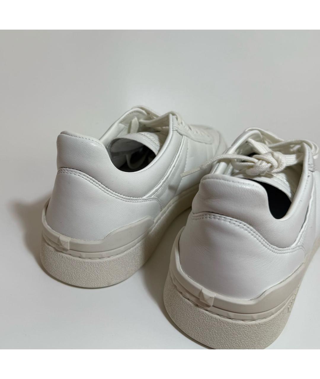 VALENTINO Белые кожаные кеды, фото 3