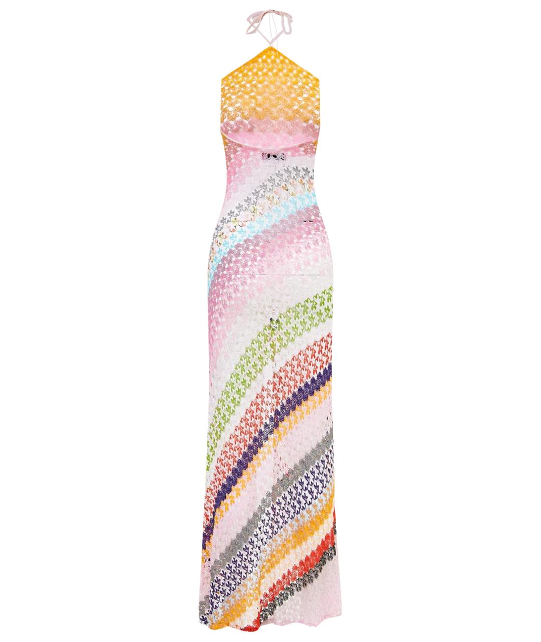 MISSONI Розовое хлопковое коктейльное платье, фото 5