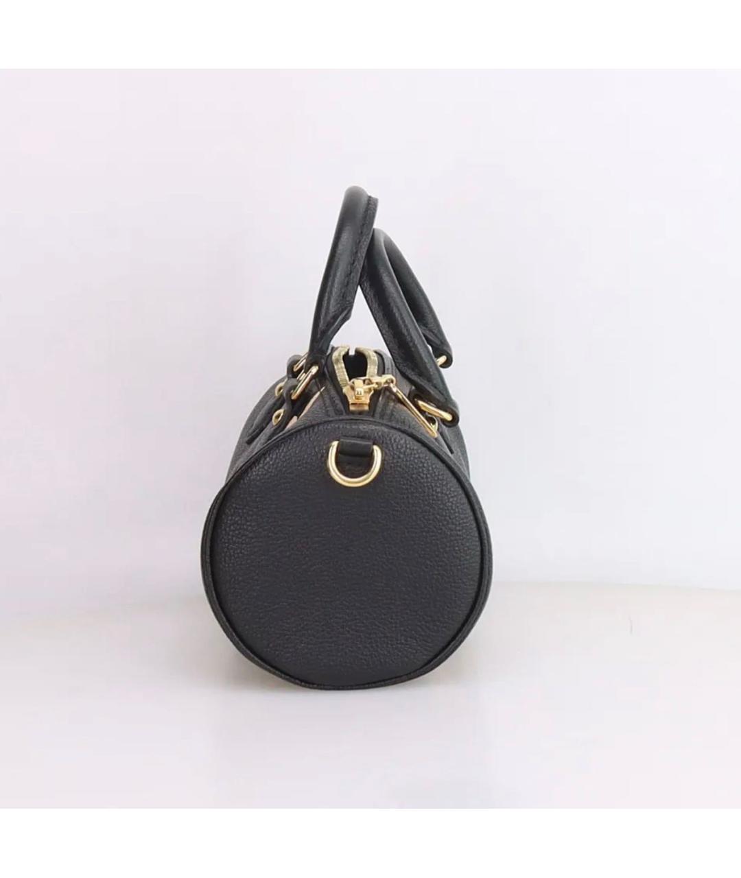 LOUIS VUITTON Черная кожаная сумка через плечо, фото 2